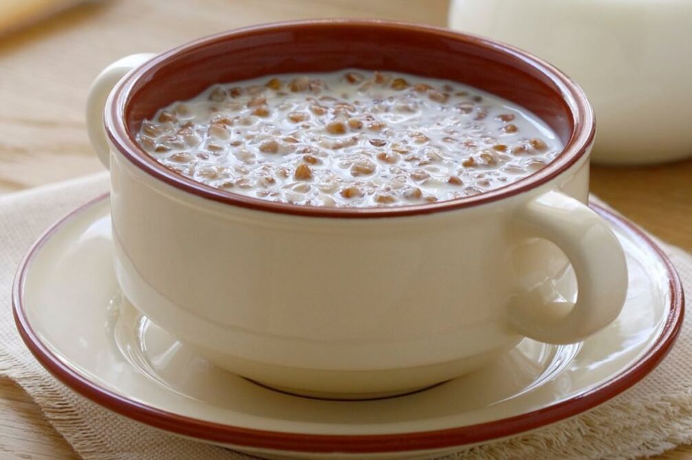 Buckwheat with kefir