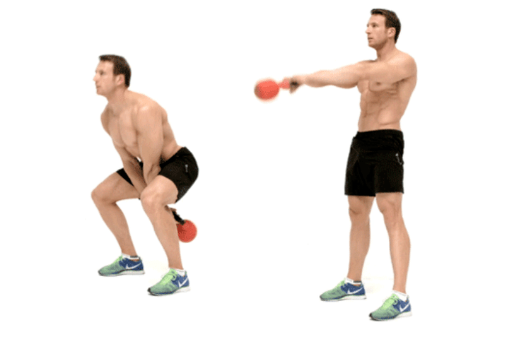 Kettlebell Mahi for effective fat burning